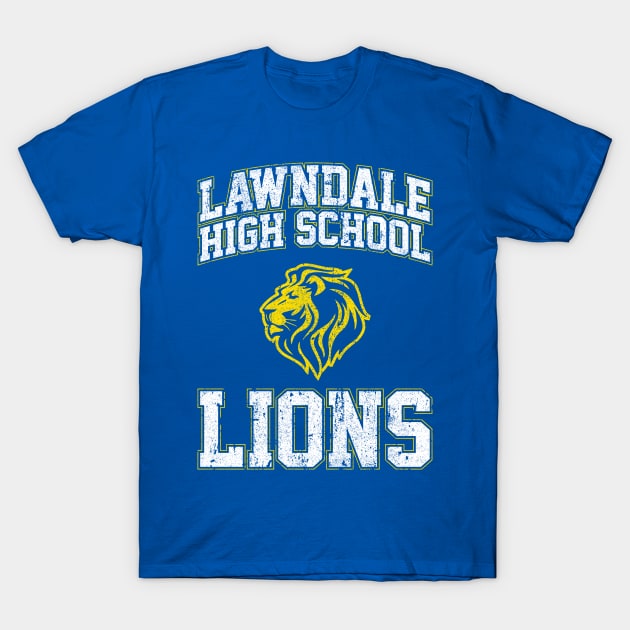 Lawndale High School Lions - Daria T-Shirt by huckblade